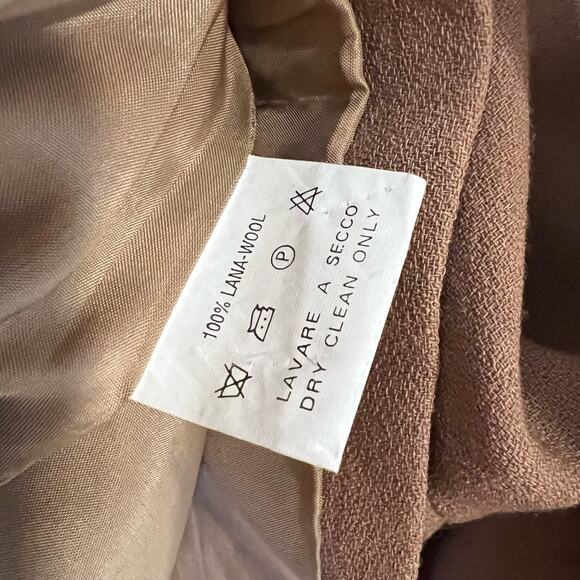 Gay Giano Wool Blazer Fun Twist Neckline Size 42 US Small - Picture 5 of 8